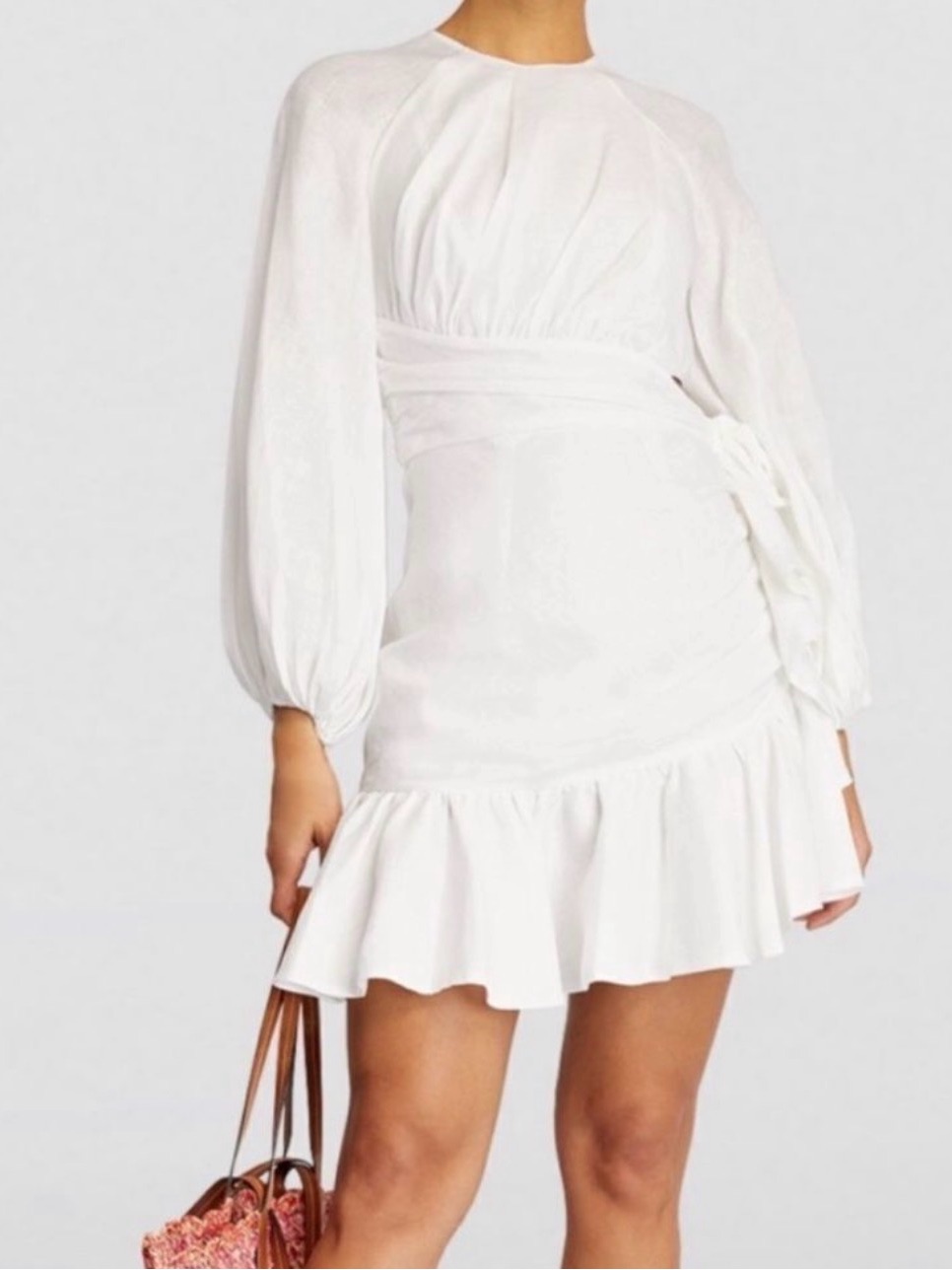 Zimmermann Lyre Billow Mini Wrap Dress Size Au 2 ~ Us Size 8